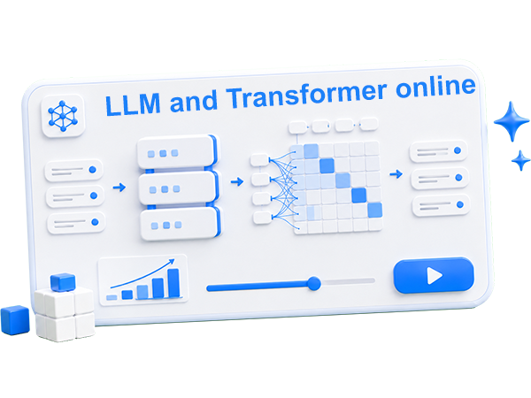 LLM и Transformer онлайн: обучение, attention и генерация текста