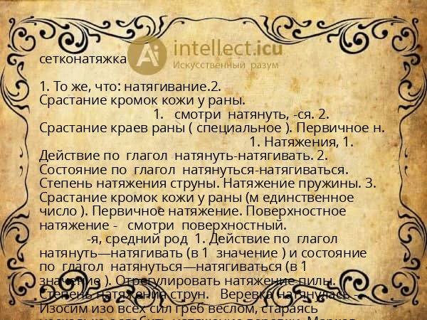 сетконатяжка