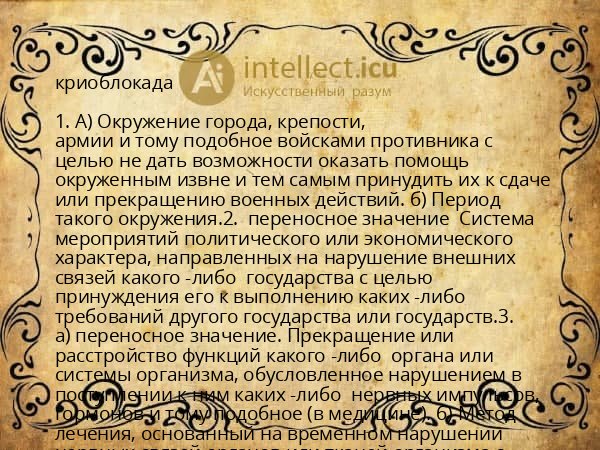 криоблокада
