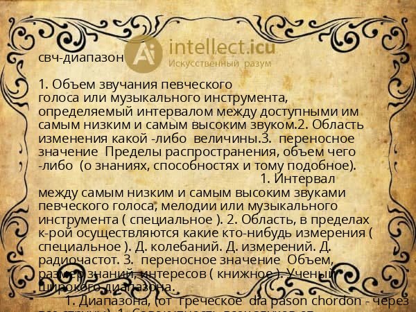 свч-диапазон