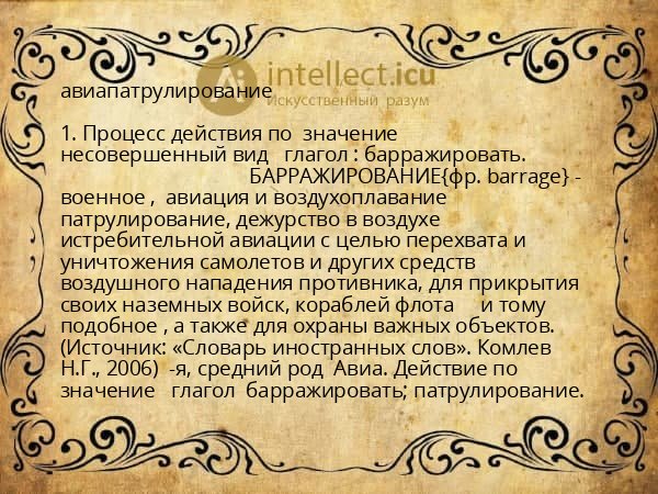авиапатрулирование