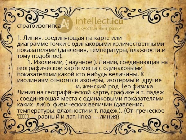 стратоизогипса