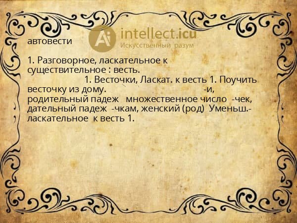 автовести