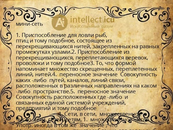 мини-сеть