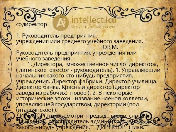 содиректор