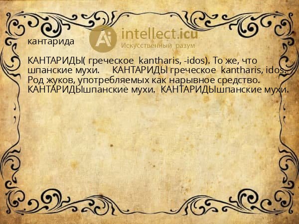 кантарида