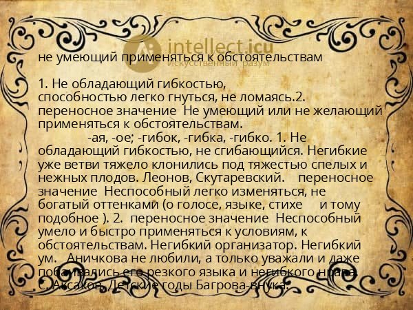 не умеющий применяться к обстоятельствам