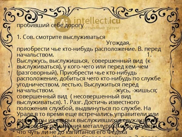 пробивший себе дорогу