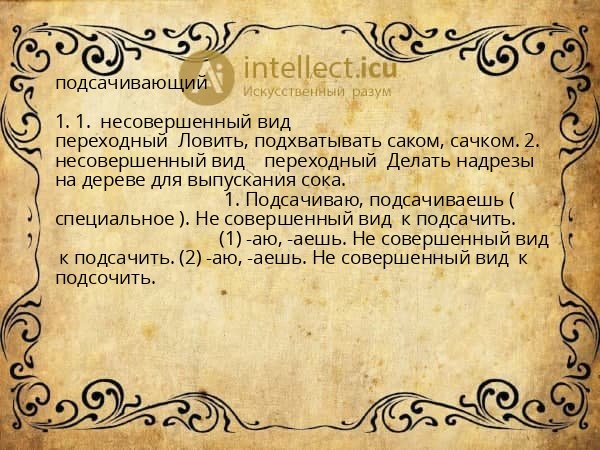 подсачивающий