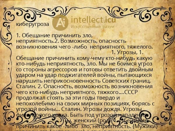 киберугроза