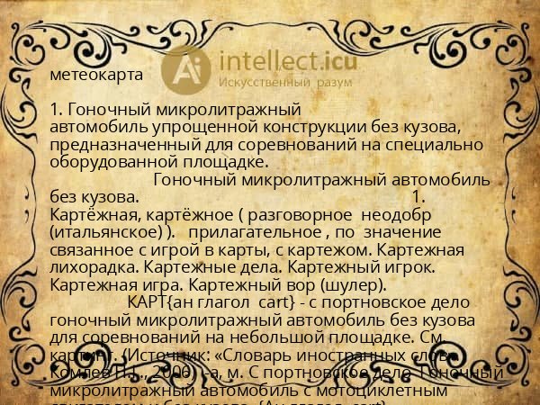 метеокарта