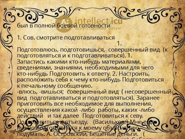 был в полной боевой готовности