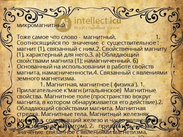 микромагнитный