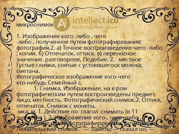 микроснимок