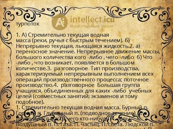 турпоток