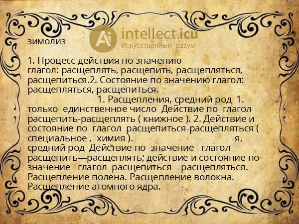 зимолиз