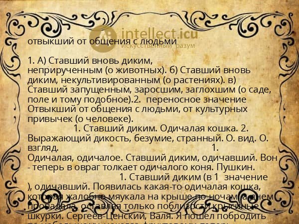 отвыкший от общения с людьми