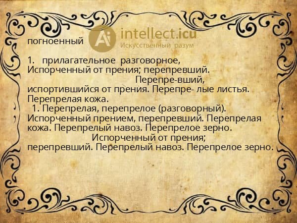 погноенный