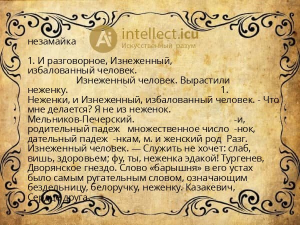 незамайка