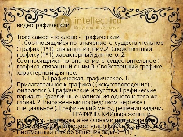 видеографический