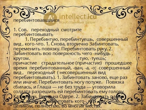 перебинтовавшийся