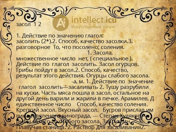 засол  1 2