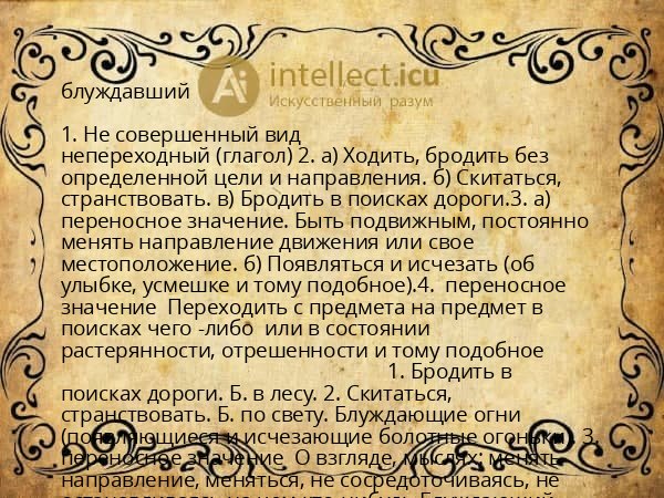 блуждавший