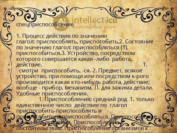 спецприспособление