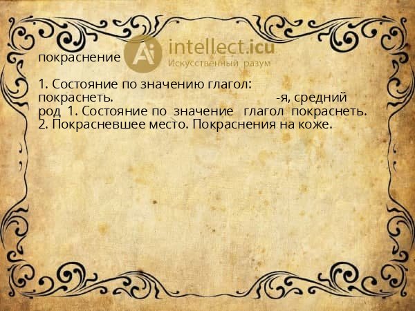 покраснение