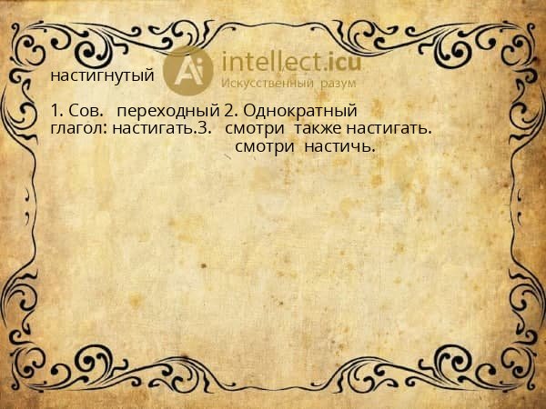 настигнутый