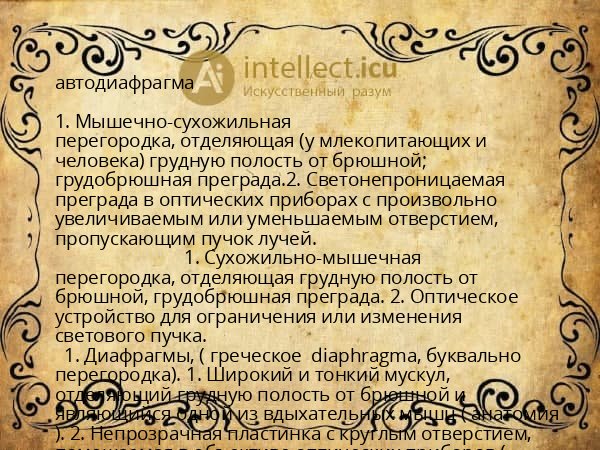 автодиафрагма