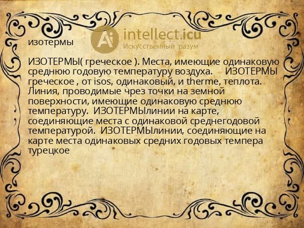 изотермы