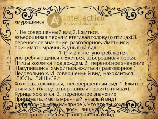 хмурящийся