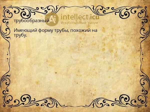 трубообразный