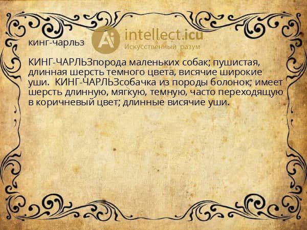 кинг-чарльз