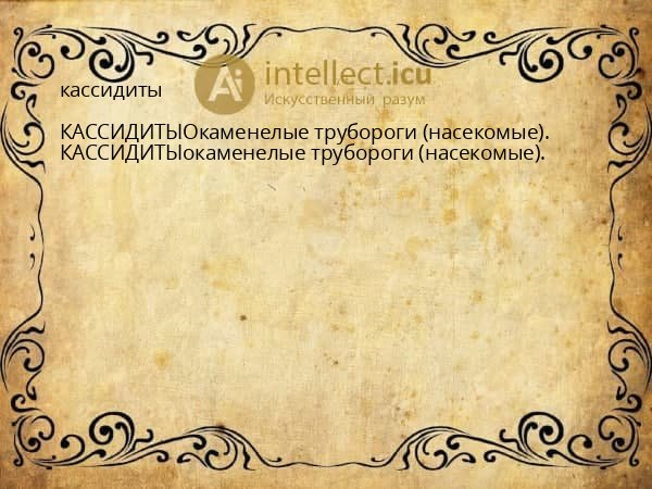 кассидиты