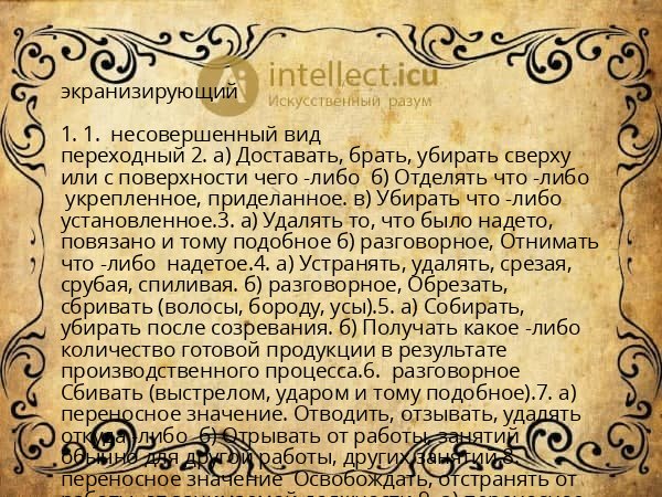 экранизирующий