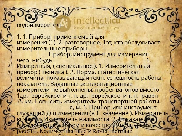 водоизмеритель