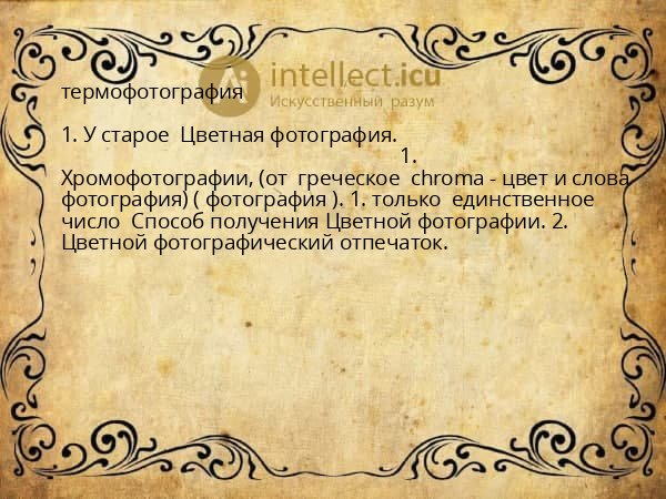 термофотография