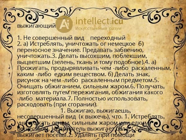 выжигающий