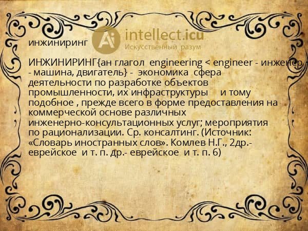 инжиниринг