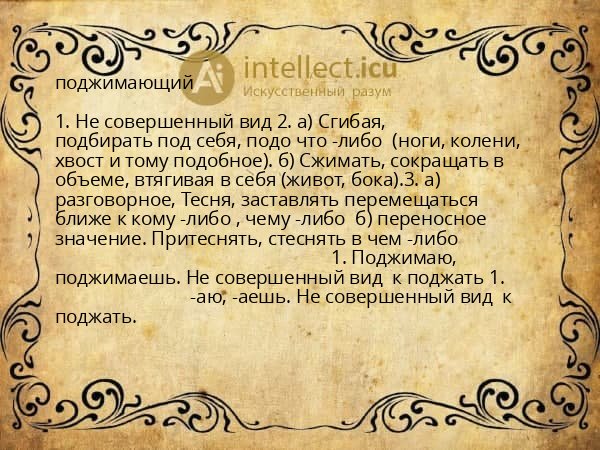 поджимающий