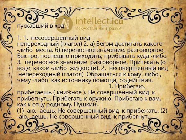 пускавший в ход