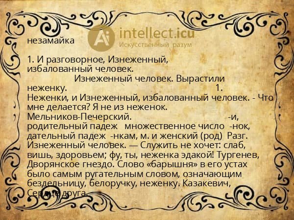 незамайка