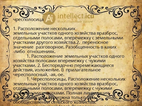 чресполосица
