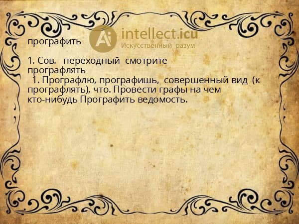 прографить