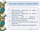 МЕТОДИКА РАБОТЫ С РОДИТЕЛЯМИ УЧЕНИКОВ В СРЕДНЕЙ ШКОЛЕ ПО ВОПРОСАМ <span class='search'>ПЕРВИЧНОЙ </span>И ВТОРИЧНОЙ ПРОФИЛАКТИКИ НАРКОМАНИИ