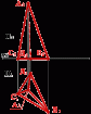 <span class='search'>Построение </span>тени пирамиды на эпюре.