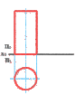 <span class='search'>Построение </span>тени цилиндра на эпюре.