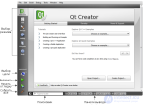 Интерфейс пользователя Qt Creator IDE